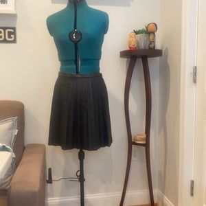 J Crew Faux Leather Mini Skirt
